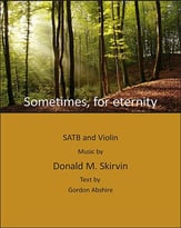 Sometimes, for Eternity SATB choral sheet music cover